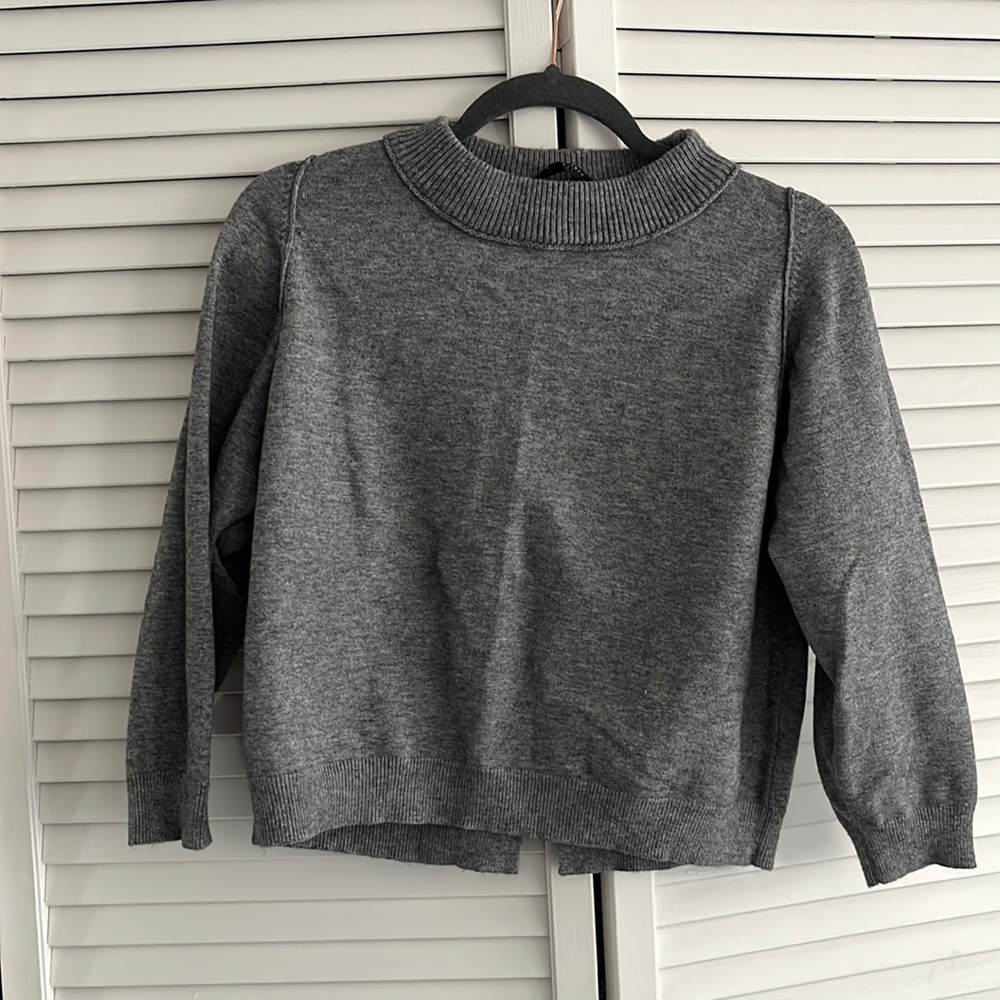 Knot sisters grey sweater